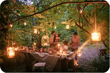 Как устроить романтический вечер на даче?