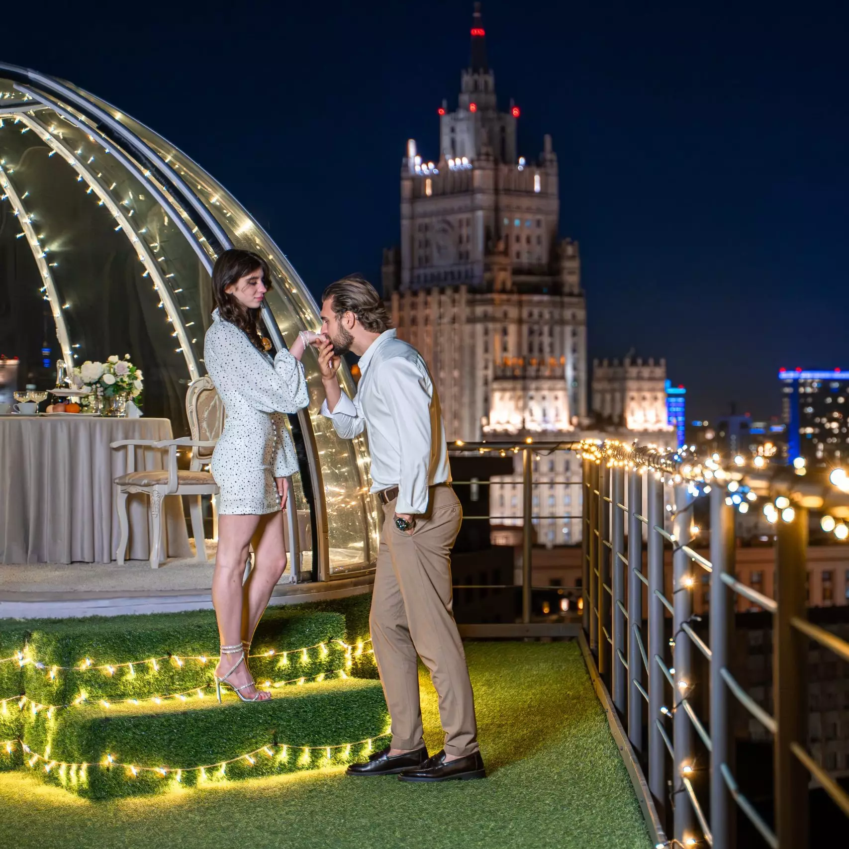 Полностью укомплектованная крыша